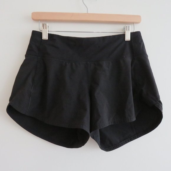 LULULEMON Speed Up Short Long *4" Updated Fit in Black - Size US 6 - Picture 3 of 13